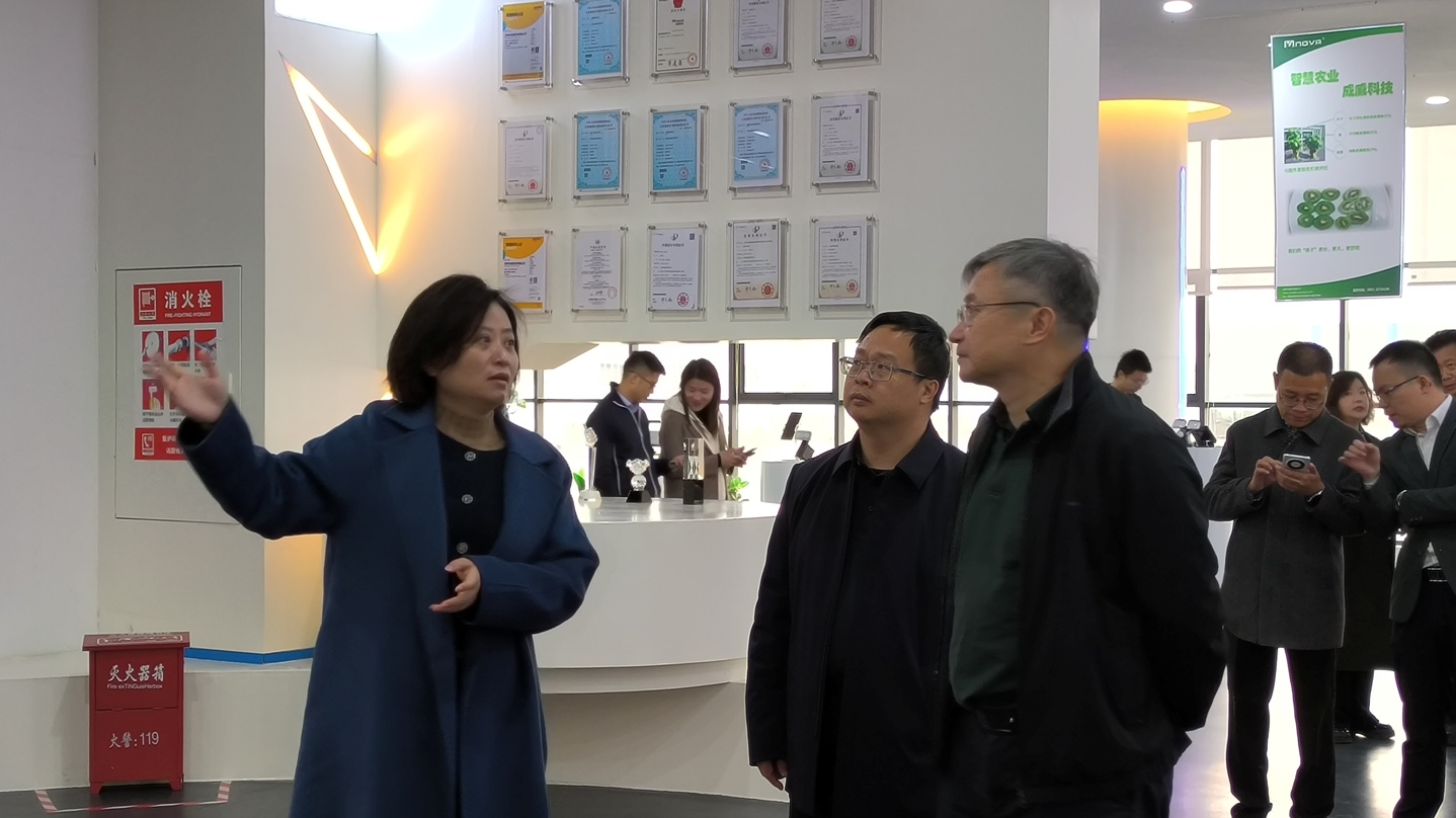 2023年11月13日，廣州市政府副秘書長高裕躍一行到成威科技調(diào)研